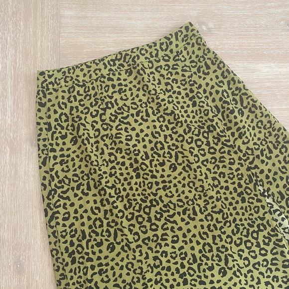 Print Midi Skirt Green - Picture 3 of 4